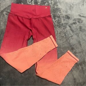 Pink Victorias Secret Ombré Leggings Size S